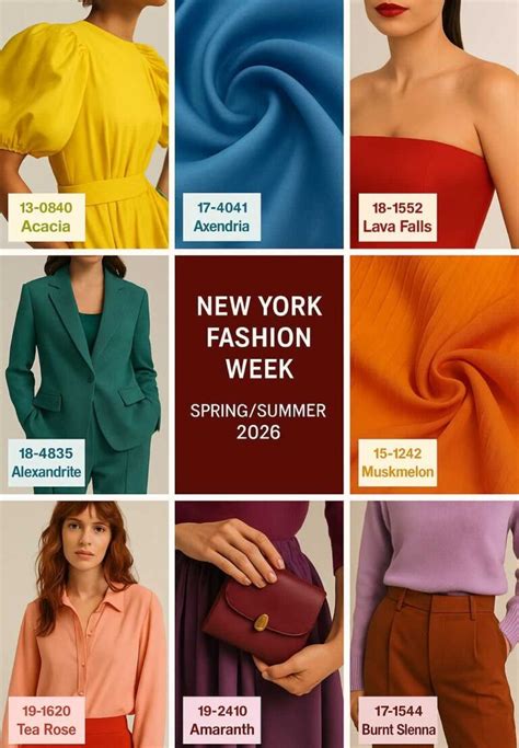 Overzicht trendy kleuren 2026