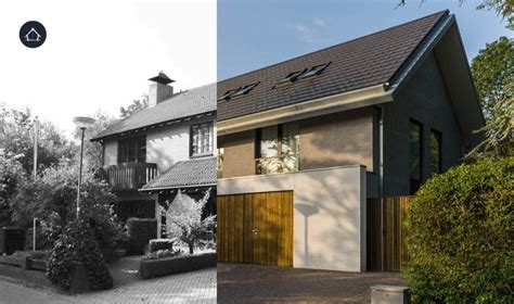 Foto: Voor en na dakisolatie in een jaren '70 woning