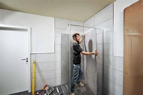 Foto: basisset voor montage douchewand