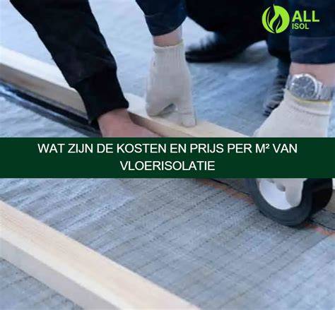 Infographic over kosten en besparingen van vloerisolatie per m² en per methode