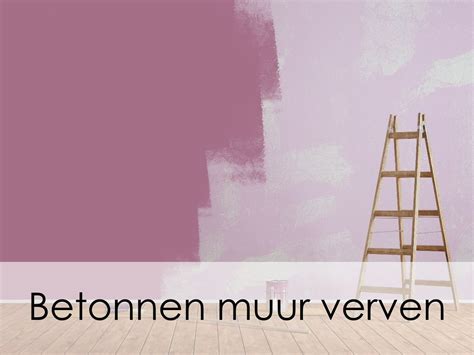 Schema: Stappenplan voor betonnen muren verven
