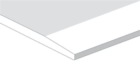 Illustratie van gipsplaten met ronde kant die op een houten raamwerk worden gemonteerd.