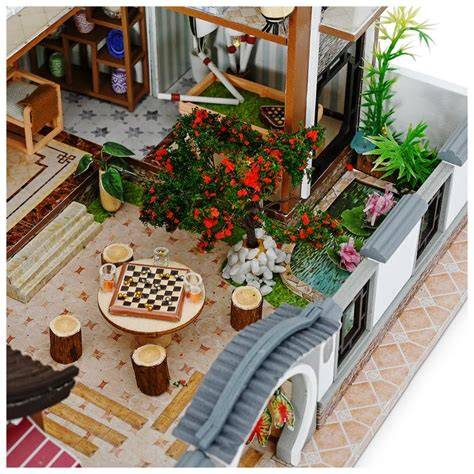 Afbeelding: Voorbeeld van Crafts & Co miniatuur huisjes in verschillende uitvoeringen