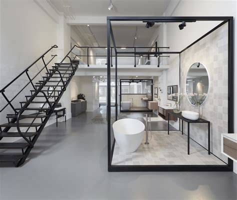 Indrukwekkende showroom en inspiratietuinen compositie
