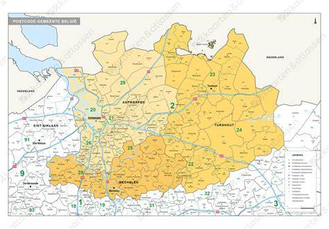 Kaart: regio's en administratieve veranderingen