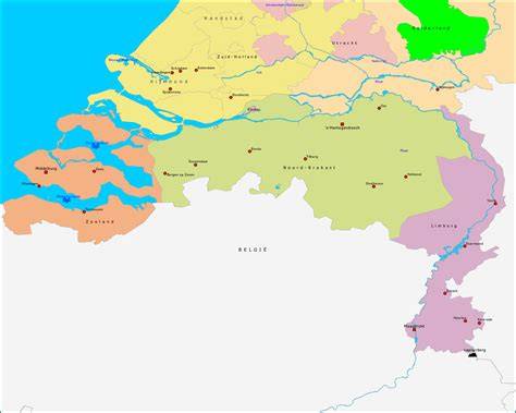 Infografiek: Kaart van Nederland met focusregio Midden- en Zuid-Nederland en Brainport Eindhoven