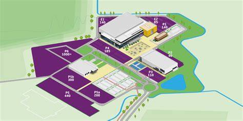 Plattegrond van Breepark met Decathlon-locatie