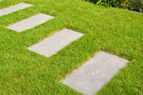 Betonnen wandelpad door de tuin als inspo