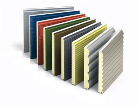 Illustratie van verschillende soorten sandwichpanelen en het recyclingproces van Insus.