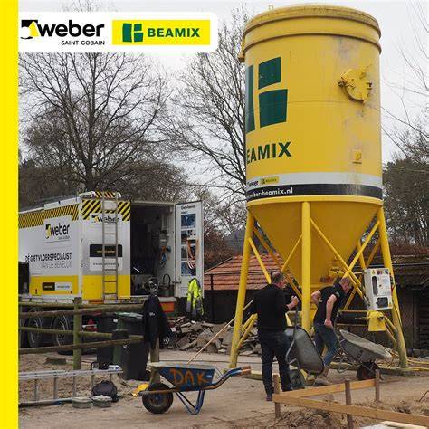 Infographic: Beamix beton verwerking stappen