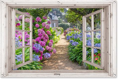 Afbeelding: Voorbeelden van buitencanvas en muurdecoraties