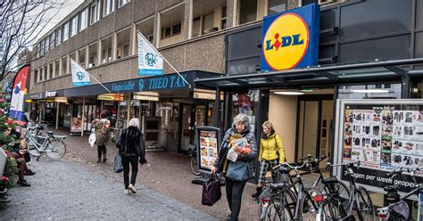 Infographic over de uitbreiding van Lidl Wijchen met de samenvoeging van Stomerij Grashoff, Theo Tax en het bestaande pand aan de Touwslagersbaan