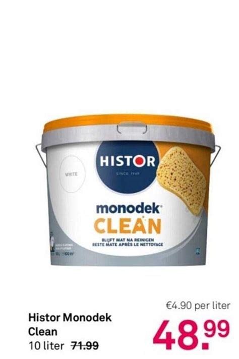 Foto: Voorbeelden van Histor Monodek Clean in verschillende kamers