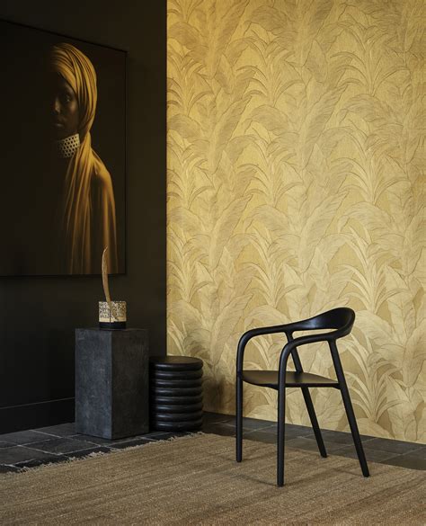 Arte Musa - tropisch bladdesign met metallic glans