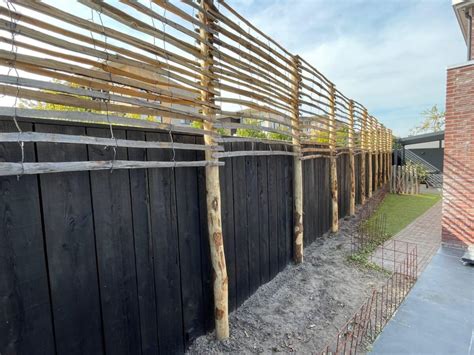 Afbeelding: Voorbeelden bevestigingspunten (muur, paal, schutting, boom)