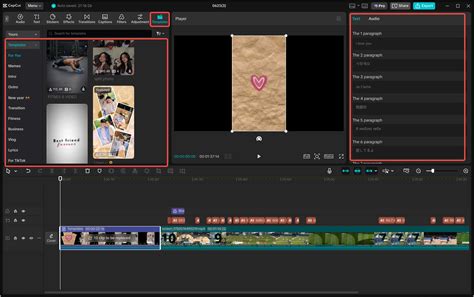 Screenshot van de Canva video-editor met geüploade clips op de tijdlijn.