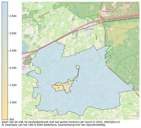 Kaart met aanbevolen opties per type woning