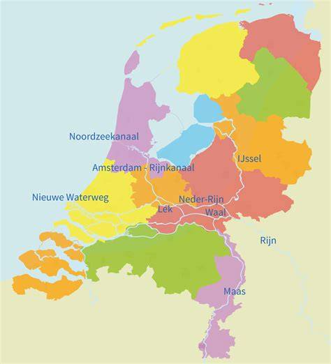 Kaart met regionale prijsverschillen in Nederland