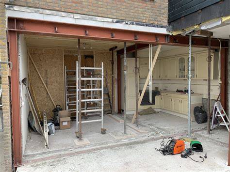 Kostenoverzicht: stalen balk plaatsen uitbouw (tabel)