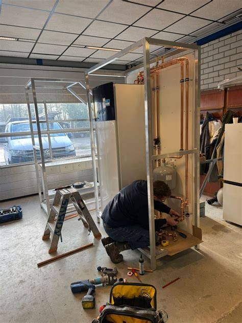 Foto: installatie in voorbereiding in Odoorn