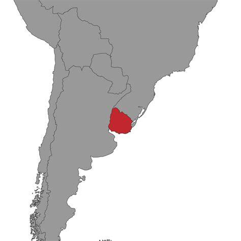 Kaart: Uruguay als leverancier en plantagezones