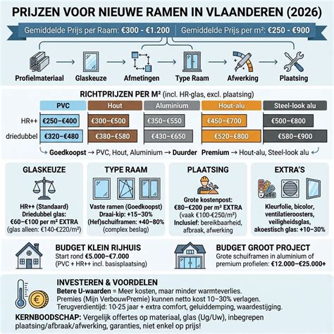 Overzicht kosten per type renovatiewerk