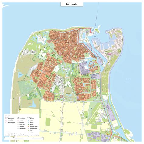 plattegrond en schetsontwerp Den Helder