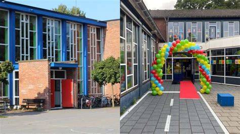 Plattegrond van renovatieplannen IKC Aventurijn en Laurastraat