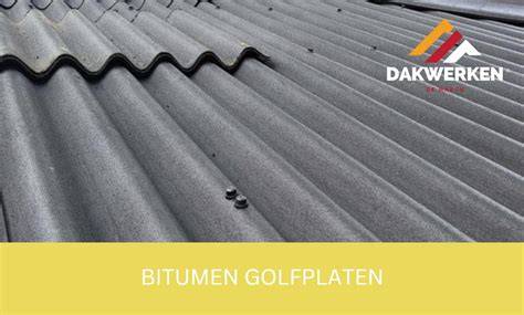 Voorbeelden golfplaten: kunststof, bitumen en aluminium