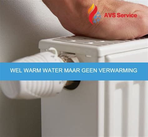 Infographic met veelvoorkomende oorzaken van geen verwarming met wel warm water