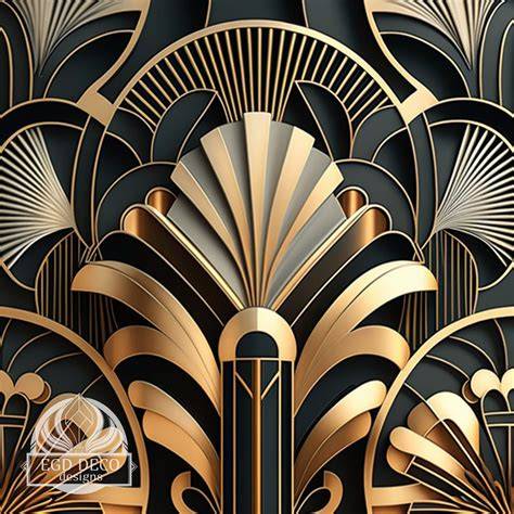 Glamoureus Art Deco palet: diepe kleuren, metallic accenten