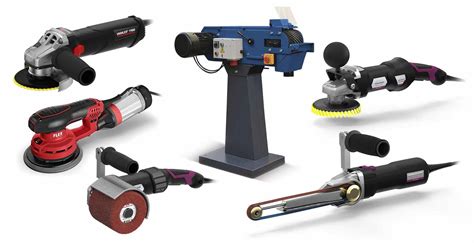 Verschillende soorten schuurmachines (orbitale, delta, bandschuurmachine)
