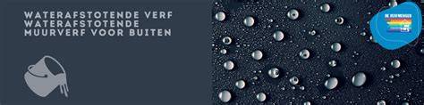 Infographic: Overzicht vochtwerende en waterafstotende muurverf