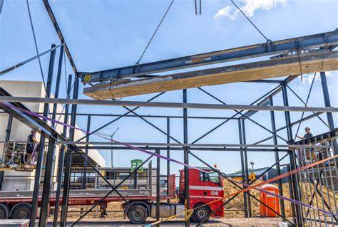 Montage van overzettreden in Bergeijk