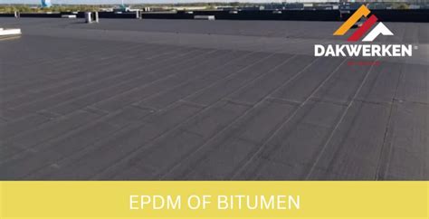 Diagram: Bitumen (APP/SBS) vs EPDM levensduur en kosten