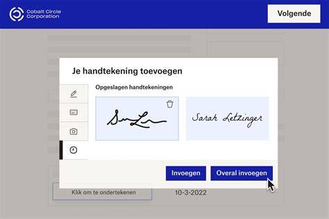 Infographic: Documentflow met digitale handtekeningen