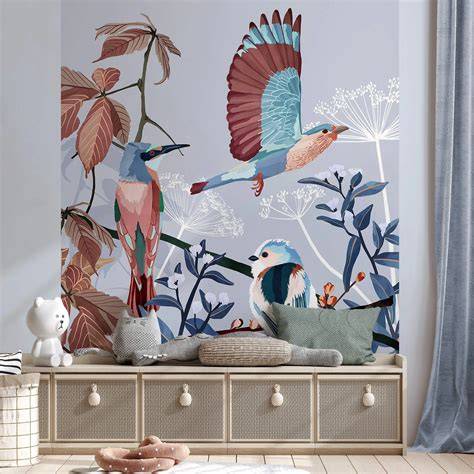 Fotobehang-vogels-long-wall