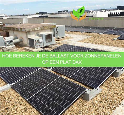 Infographic ballastberekening plat dak