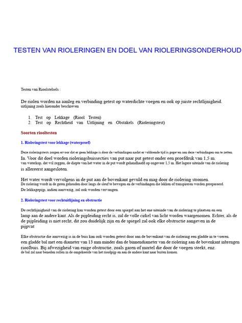 Testen van buigrichting en bevochtigen van dekfinen