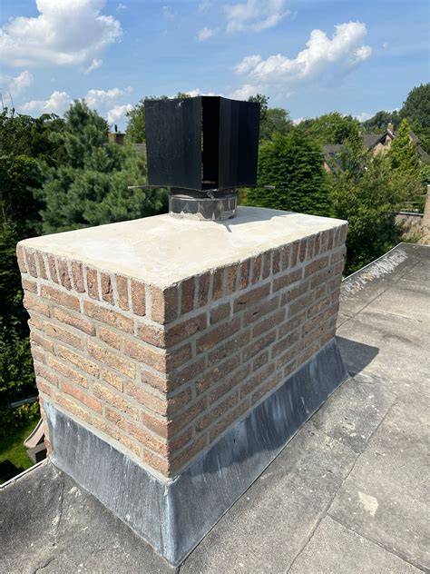 Foto: Voor en na schoorsteenrenovatie