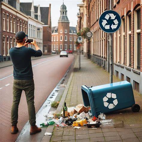 Diagram: Verschillende kanalen voor meldingen openbare ruimte