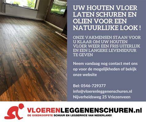 Infographic: Stappenplan vloeren leggen en schuren