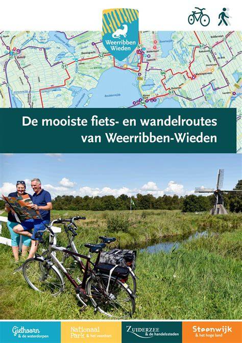 Infographic: Weerribben-Wieden wandelroutes
