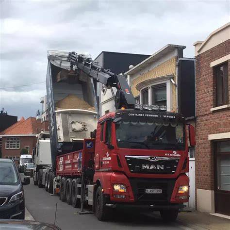 Infographic: Overzicht van afvoeropties: containerverhuur, kraanwagen en zelf aanleveren