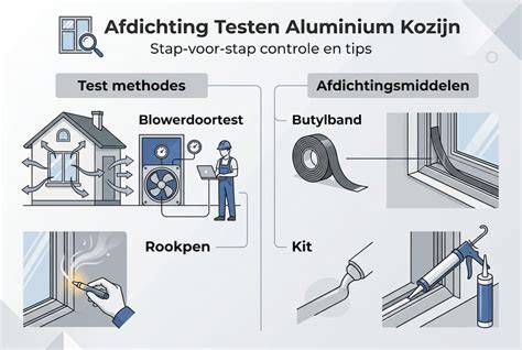 Infographic: Stappenplan afkitten buiten- en binnenkant kozijn
