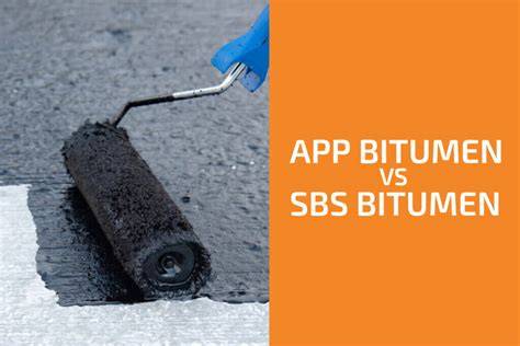 Diagram: SBS vs APP bitumen eigenschappen en prijsrange
