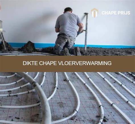 Infographic: Overzicht vloeropbouw met vloerverwarming (isolatie, leidingen, chape, afwerking)