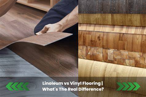 Infographic: Linoleum/Marmoleum vs Vinyl