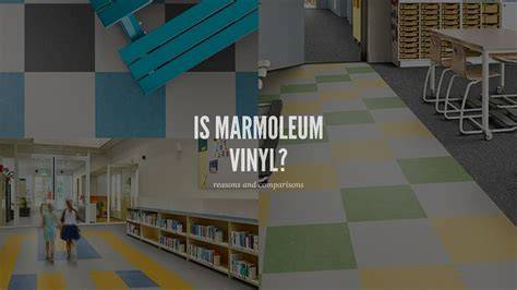 Diagram: Slijtlaagdikte vinyl vs marmoleum