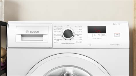 Screenshot van een wasmachine display met de optie voor uitgestelde start